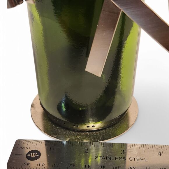 Wine Bodies Metal Sculpture Wine Bottle Holder, Rare Architect Design, HTF - Picture 3 of 13